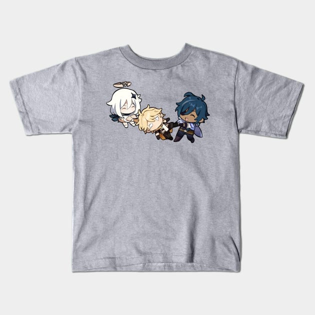 New Mission [Genshin Impact] Kids T-Shirt by Tad